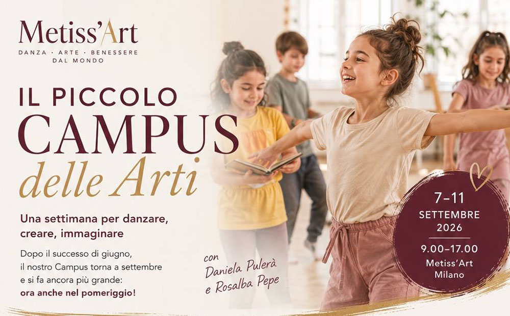 Il Piccolo Campus delle Arti 7-11 settembre 2026